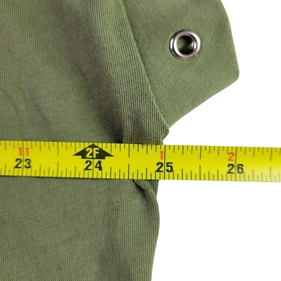 Torrid Heritage Jersey Knit Tank Size 2 2X Grommets Dolman Sleeves Crew Neck - Picture 8 of 10